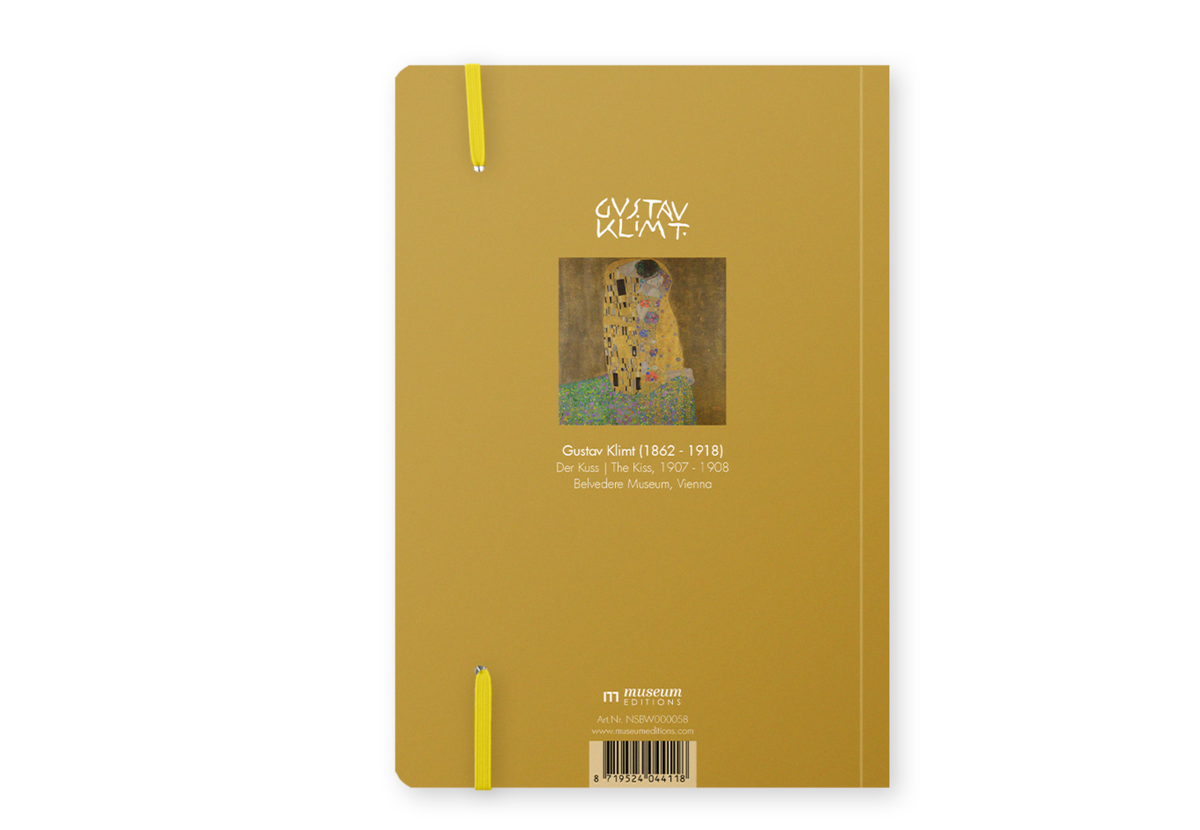 Gustav Klimt The Kiss A5 Softcover Notebook