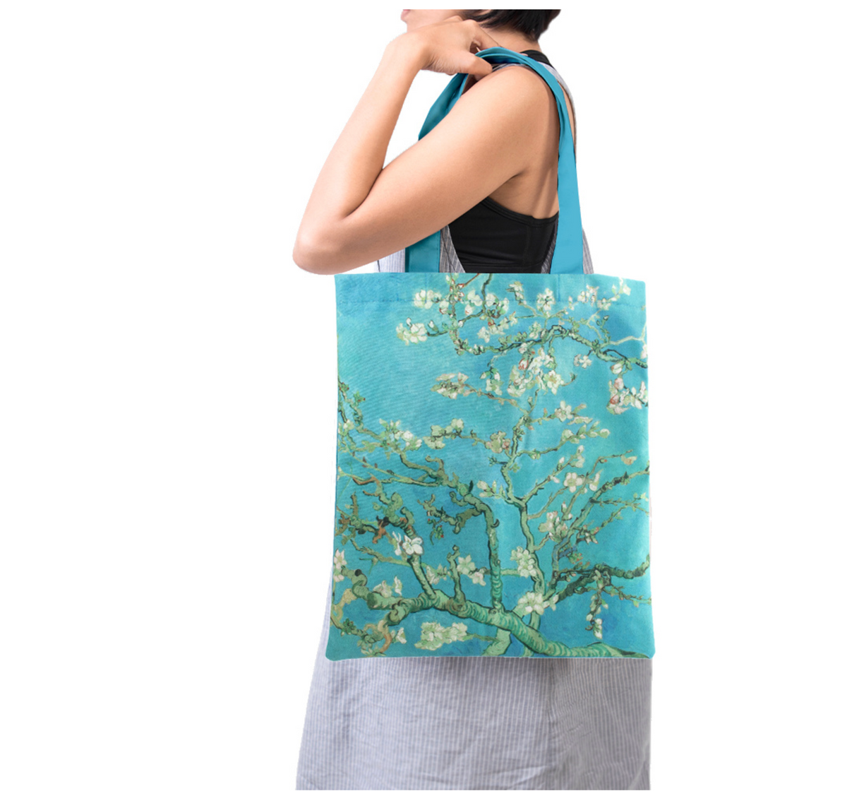 Vincent van Gogh Almond Blossom Luxury Padded Cotton Tote Bag