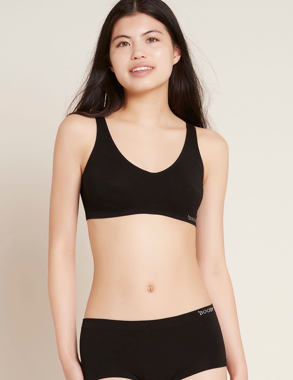 Boody Organic Bamboo Shaper Bra - Black