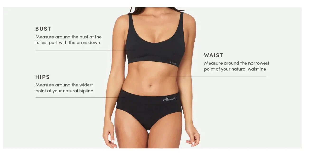 Boody Organic Bamboo G-String - Black