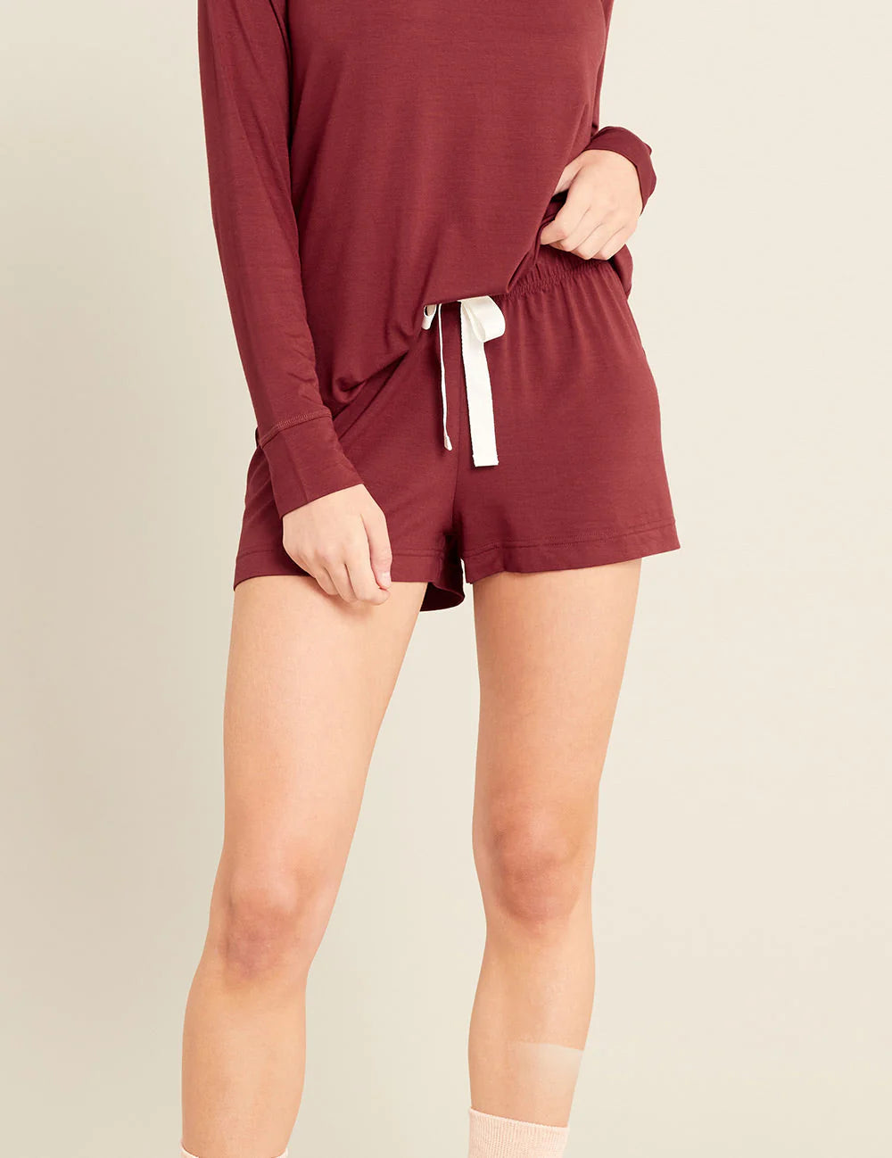 Bamboo Goodnight Sleep Short Ruby