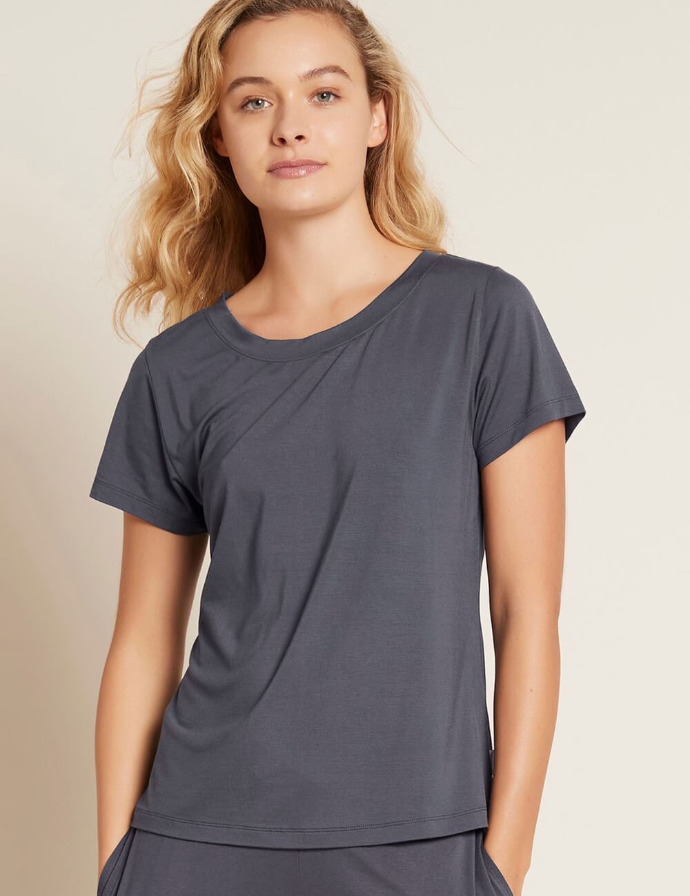 Bamboo Goodnight Sleep Tee Storm