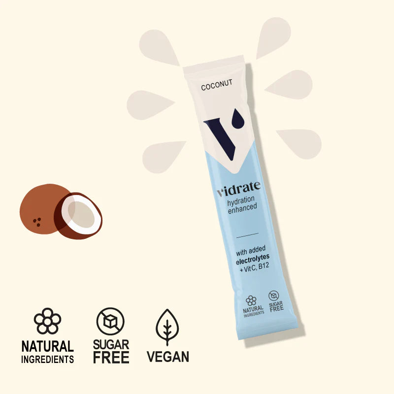 Vidrate Coconut Hydration Sachets