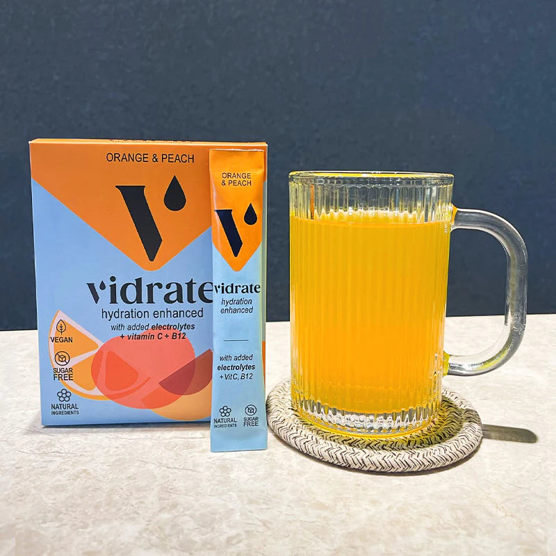 Vidrate Orange & Peach Hydration Sachets