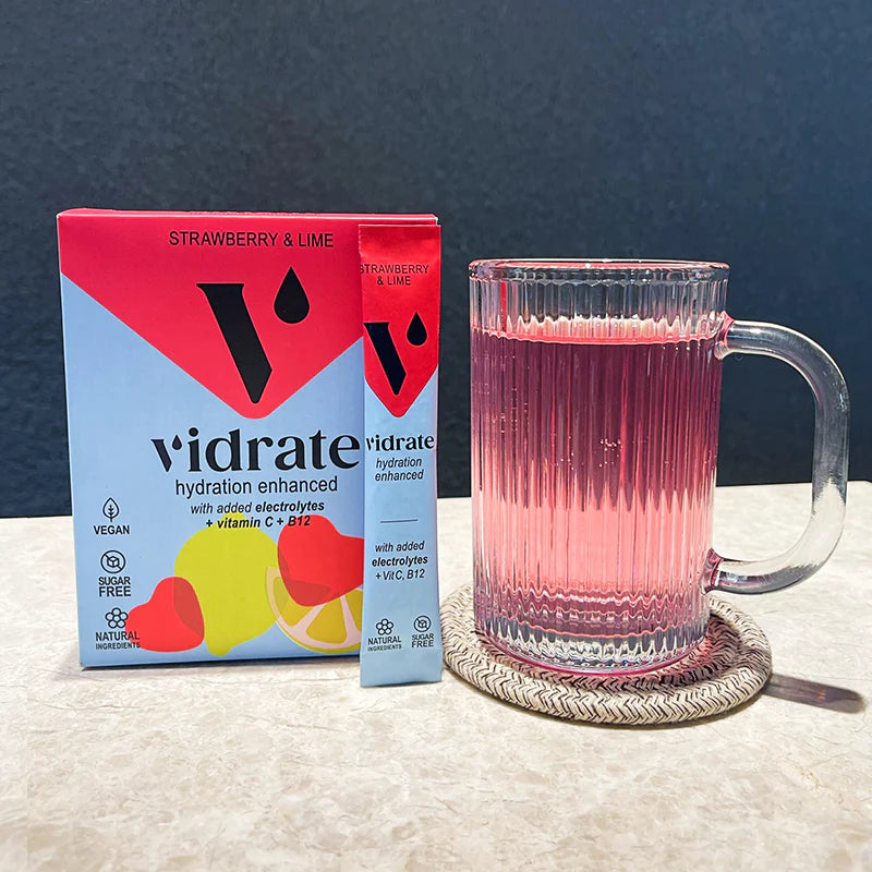 Vidrate Strawberry & Lime Hydration Sachets