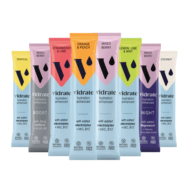 **NEW FLAVOUR** Vidrate Boost Pink Lemonade Hydration Sachets