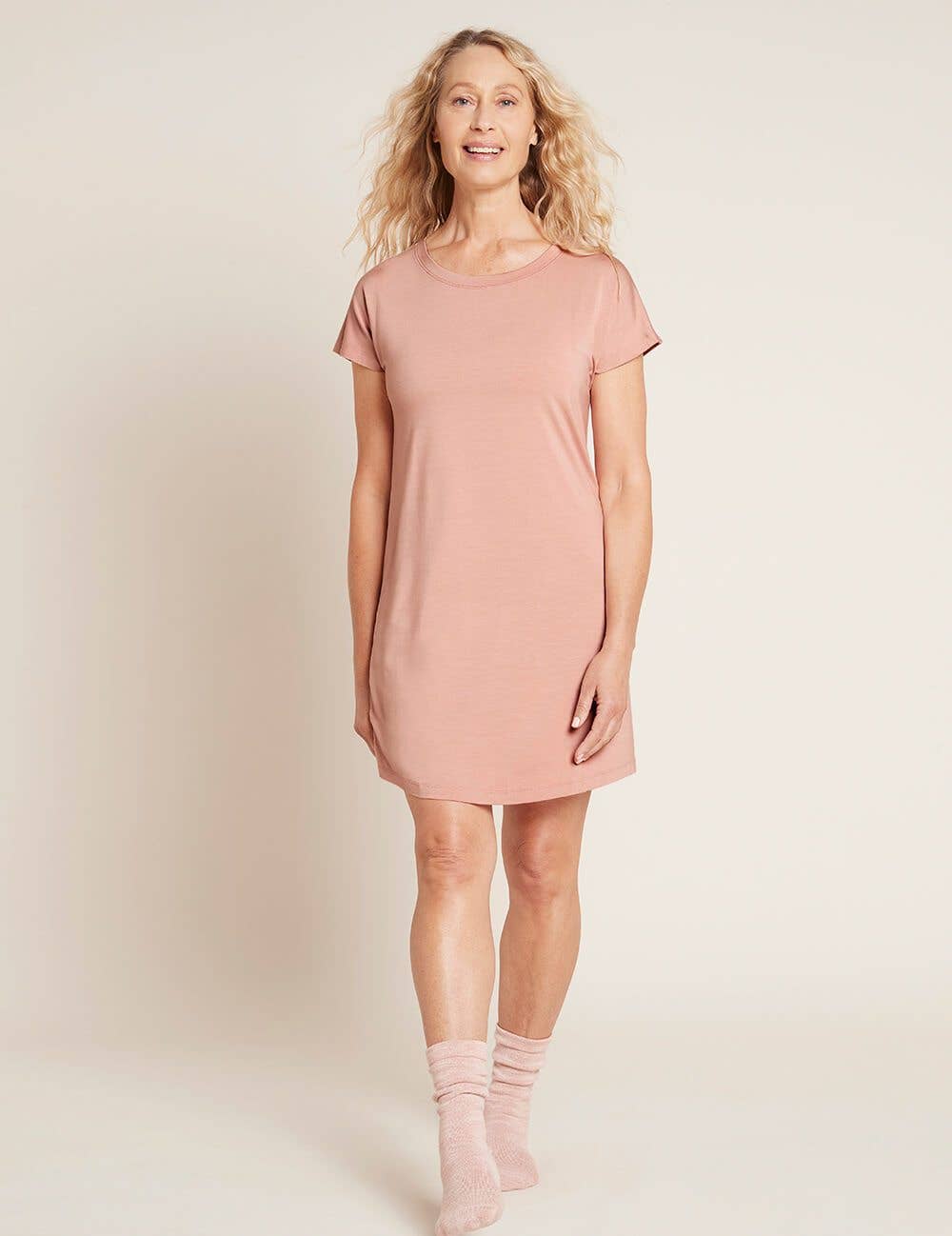 Goodnight Night Dress: Dusty Pink
