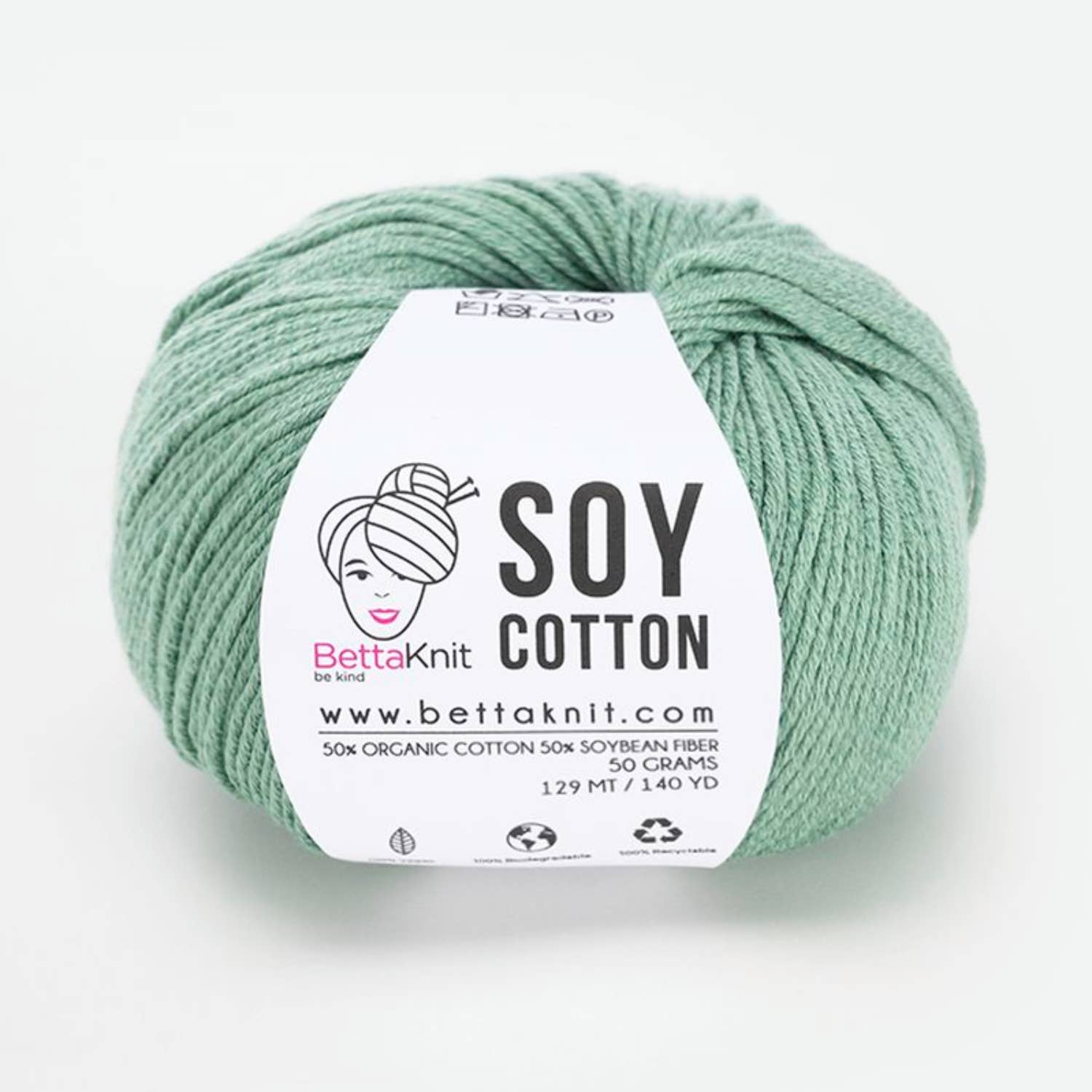 Soy Cotton, cotton and soy yarn: Raspberry