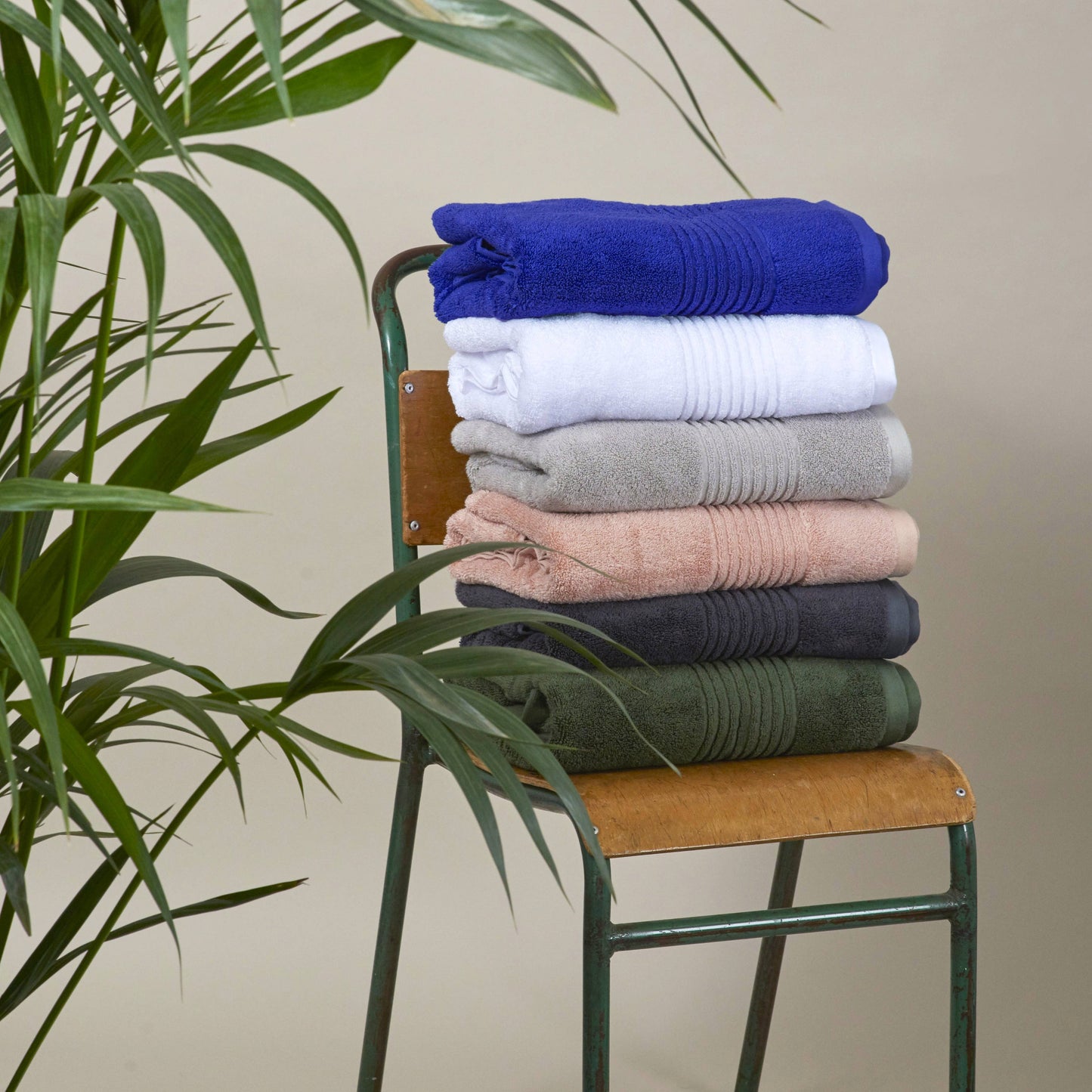 Ultra Soft - Plush Hypo-Allergenic Towels: Misona Blue