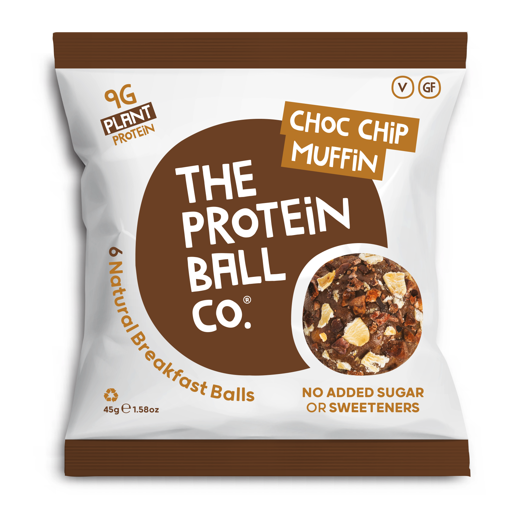 Choc Chip Muffin Protein Balls - Breakfast on the go