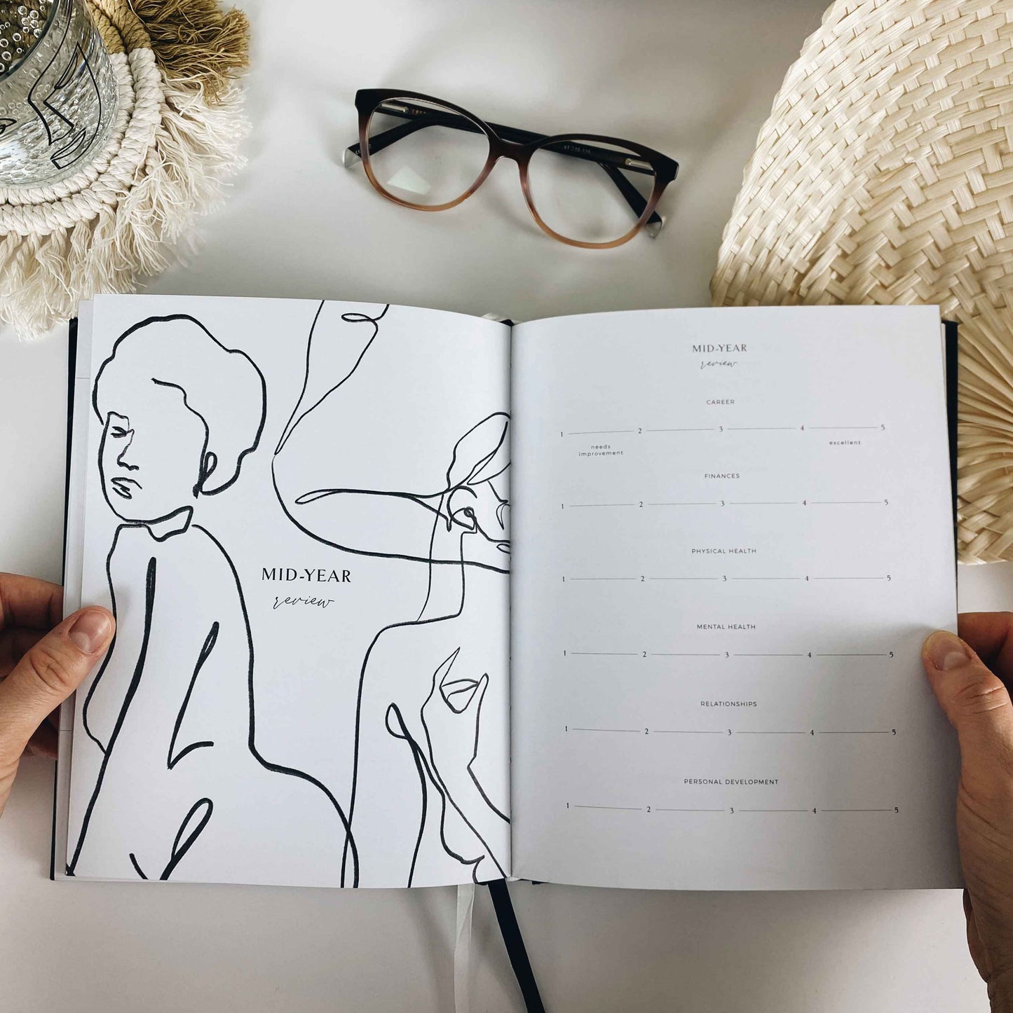 Body + Soul (Cloth) Wellness Journal and Planner (Cloth)