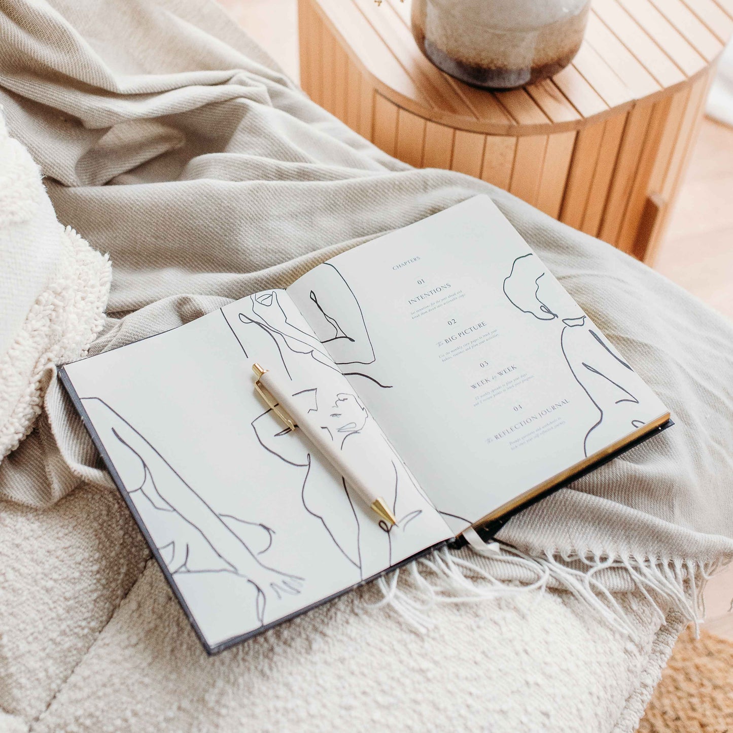 Body + Soul (Cloth) Wellness Journal and Planner (Cloth)