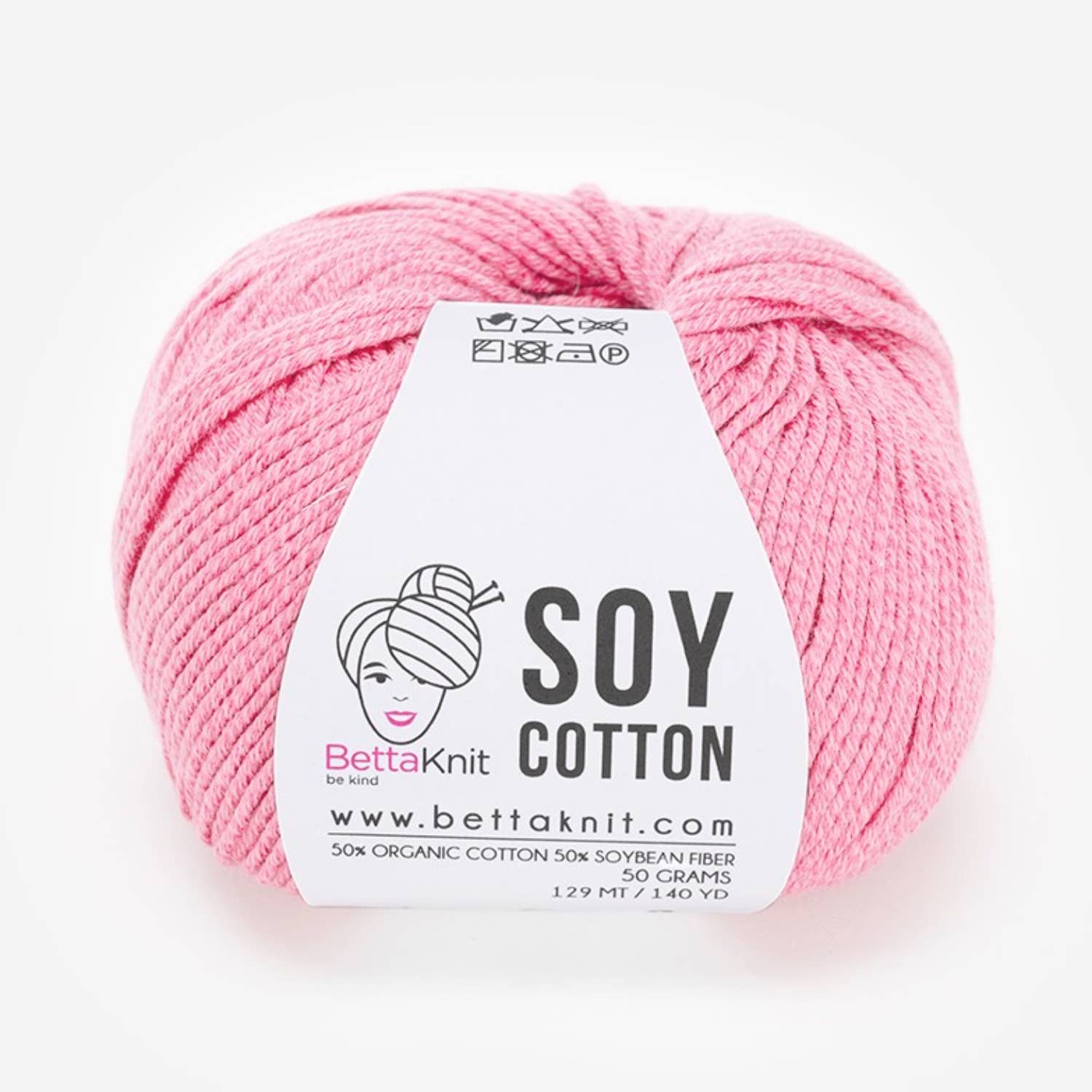 Soy Cotton, cotton and soy yarn: Raspberry
