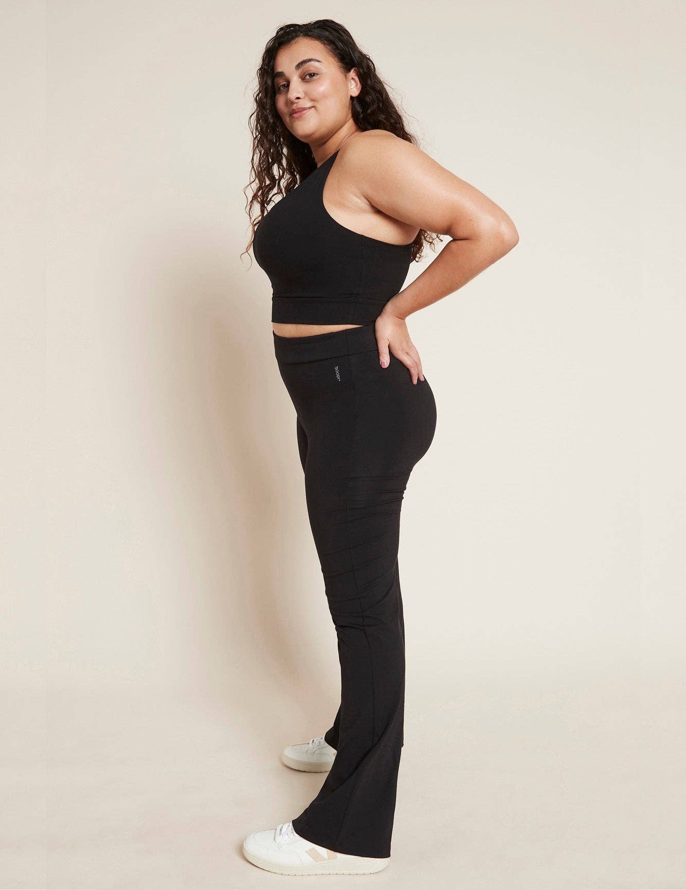 Motivate High Waist Flare Pant: Black
