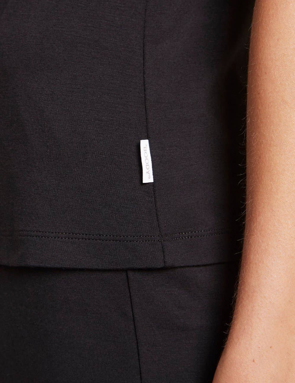 Bamboo Goodnight Sleep Tee Black