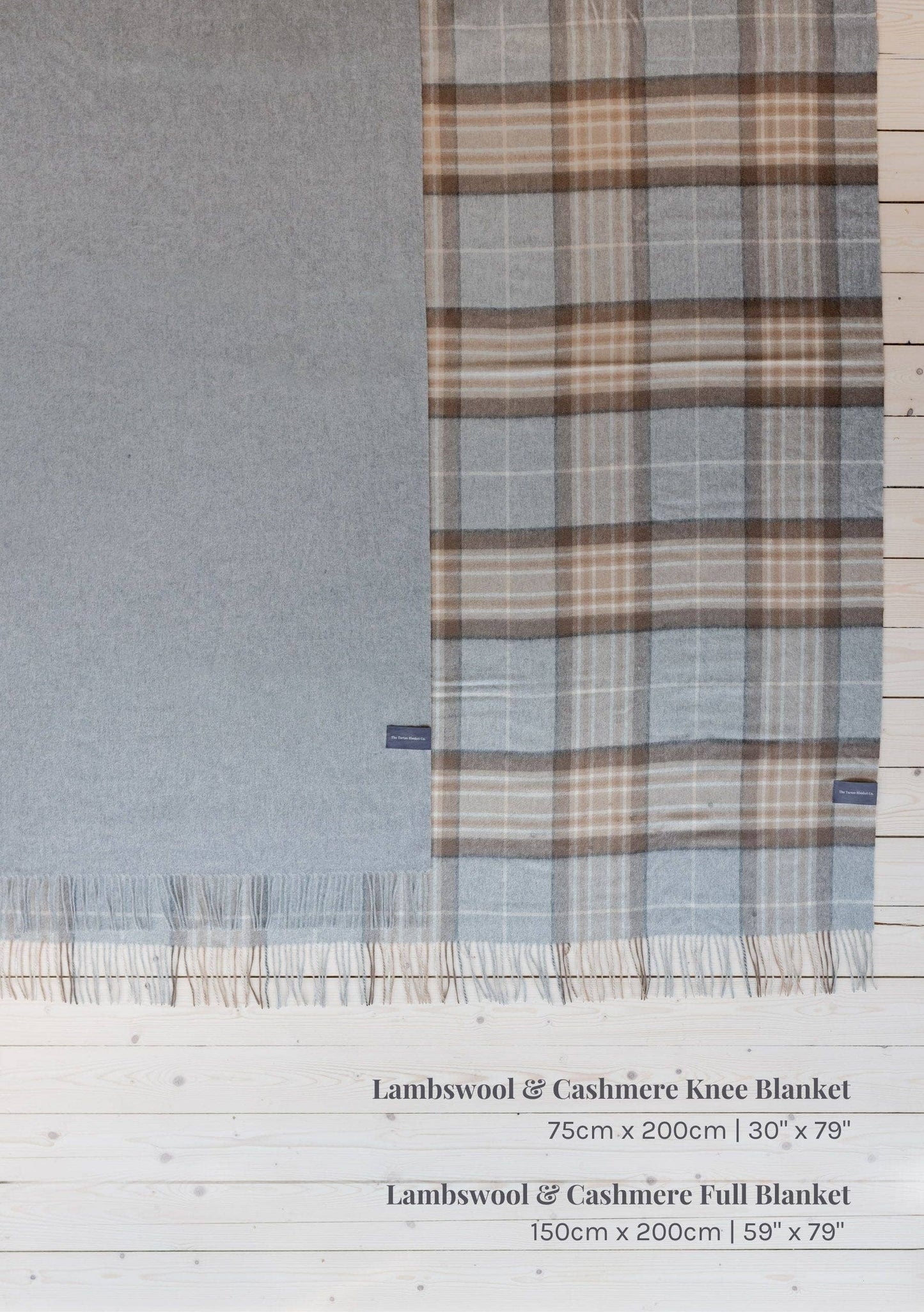 Cashmere Blanket in Camel