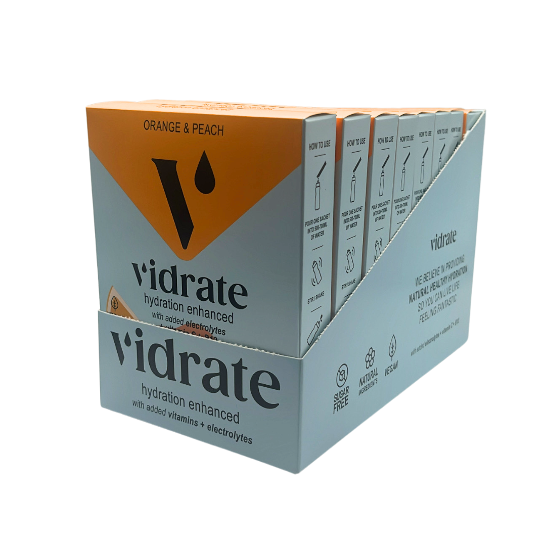 Vidrate Orange & Peach Hydration Sachets (10)