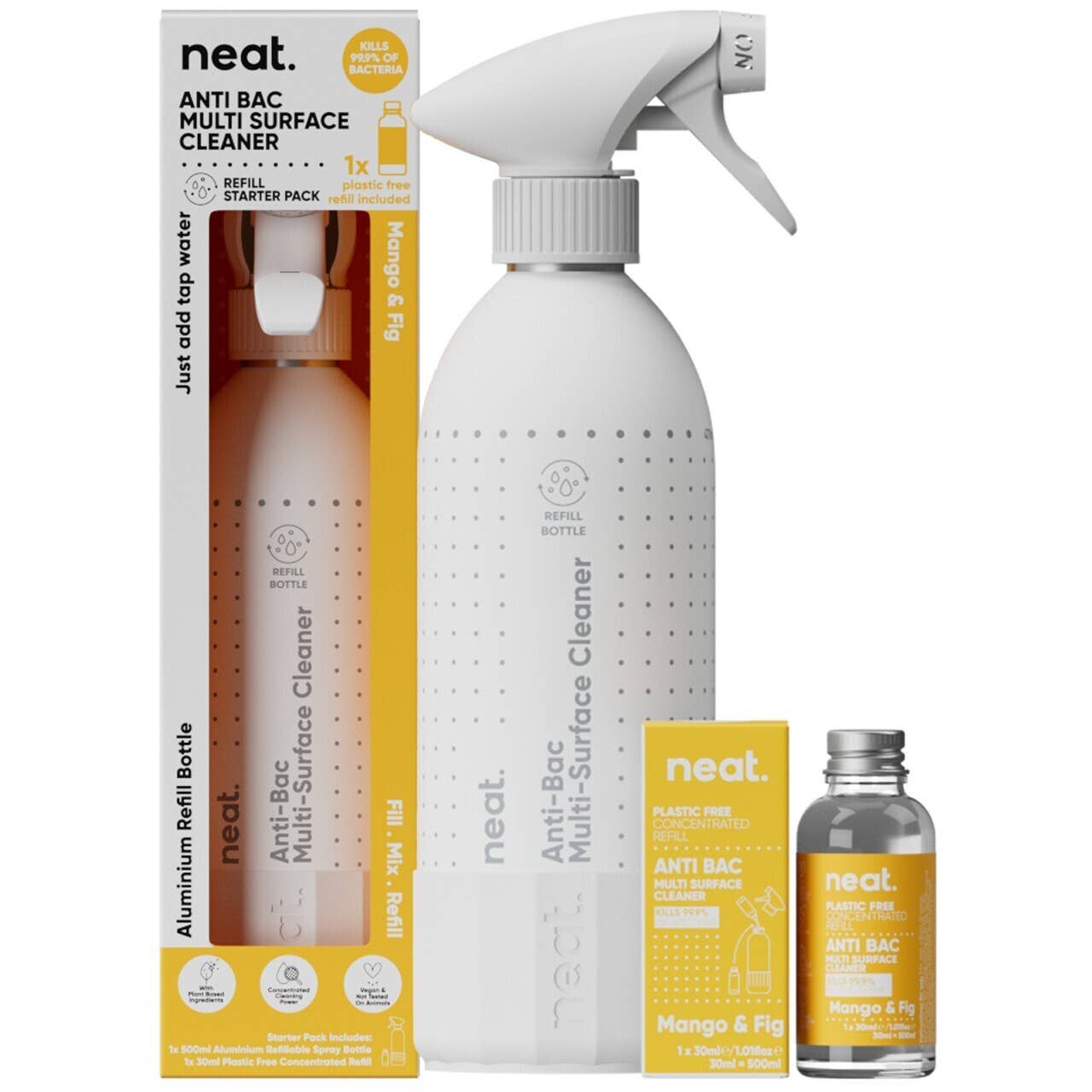Neat Starter Kit: Anti-Bac Multi-Surface (Mango and Fig)