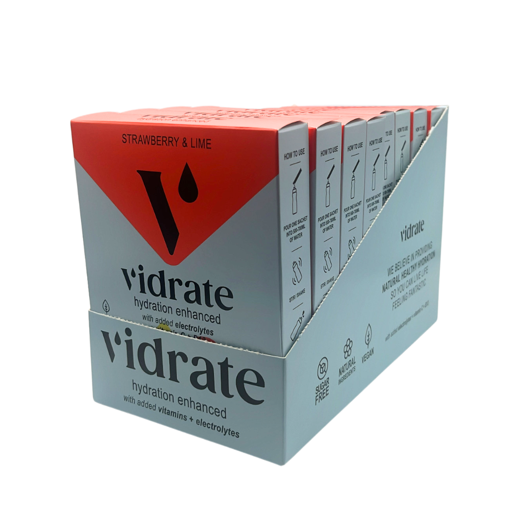 Vidrate Strawberry & Lime Hydration Sachets (10)