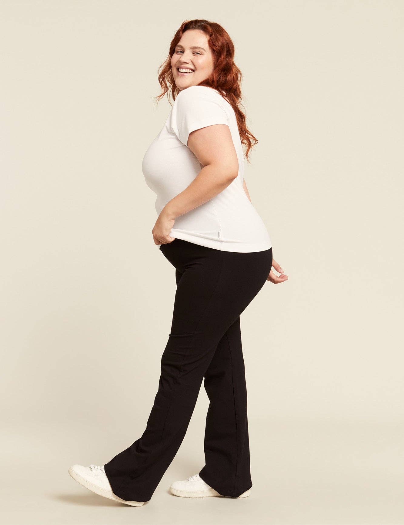 Motivate High Waist Flare Pant: Black
