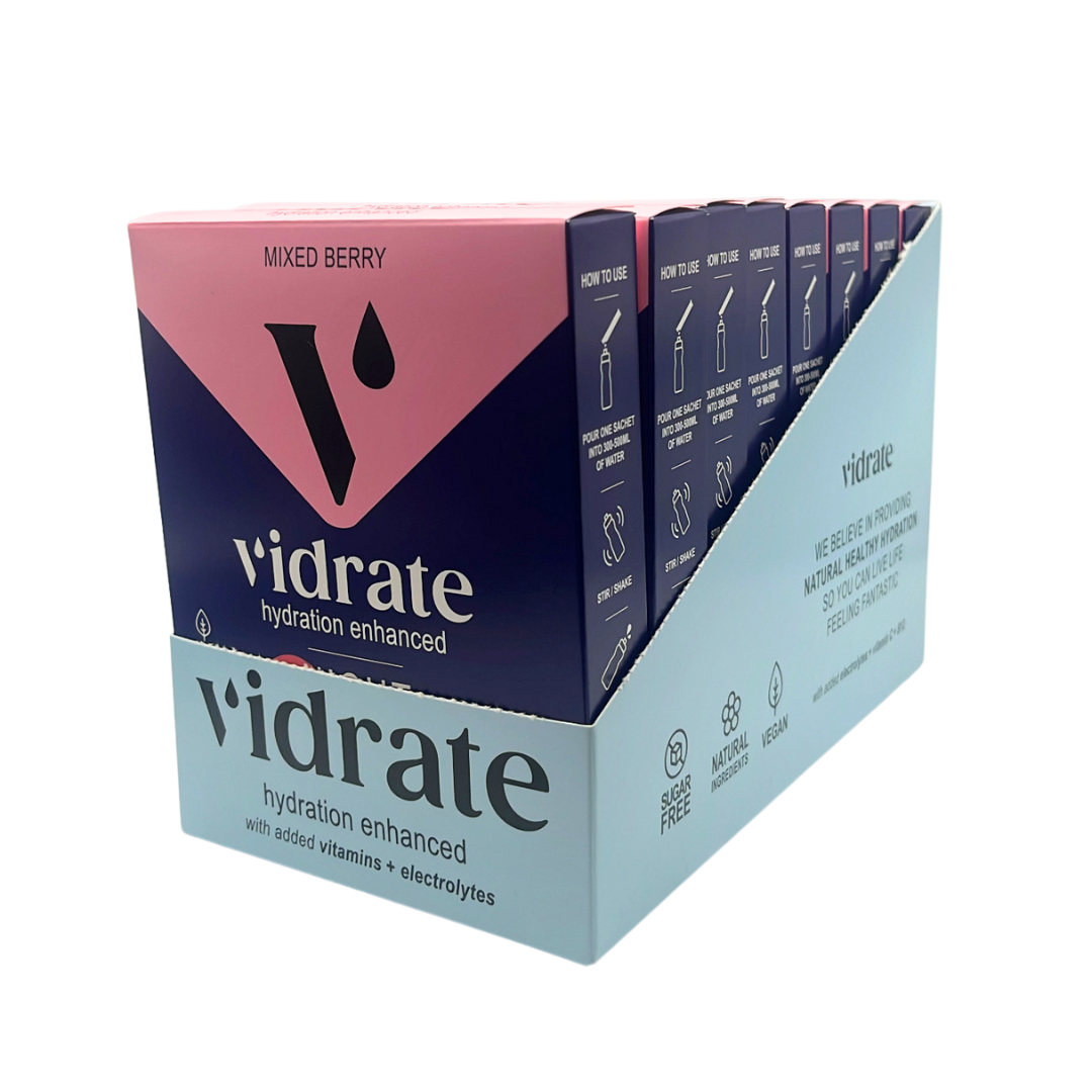 Vidrate Night (Mixed Berry) Hydration Sachets (10)