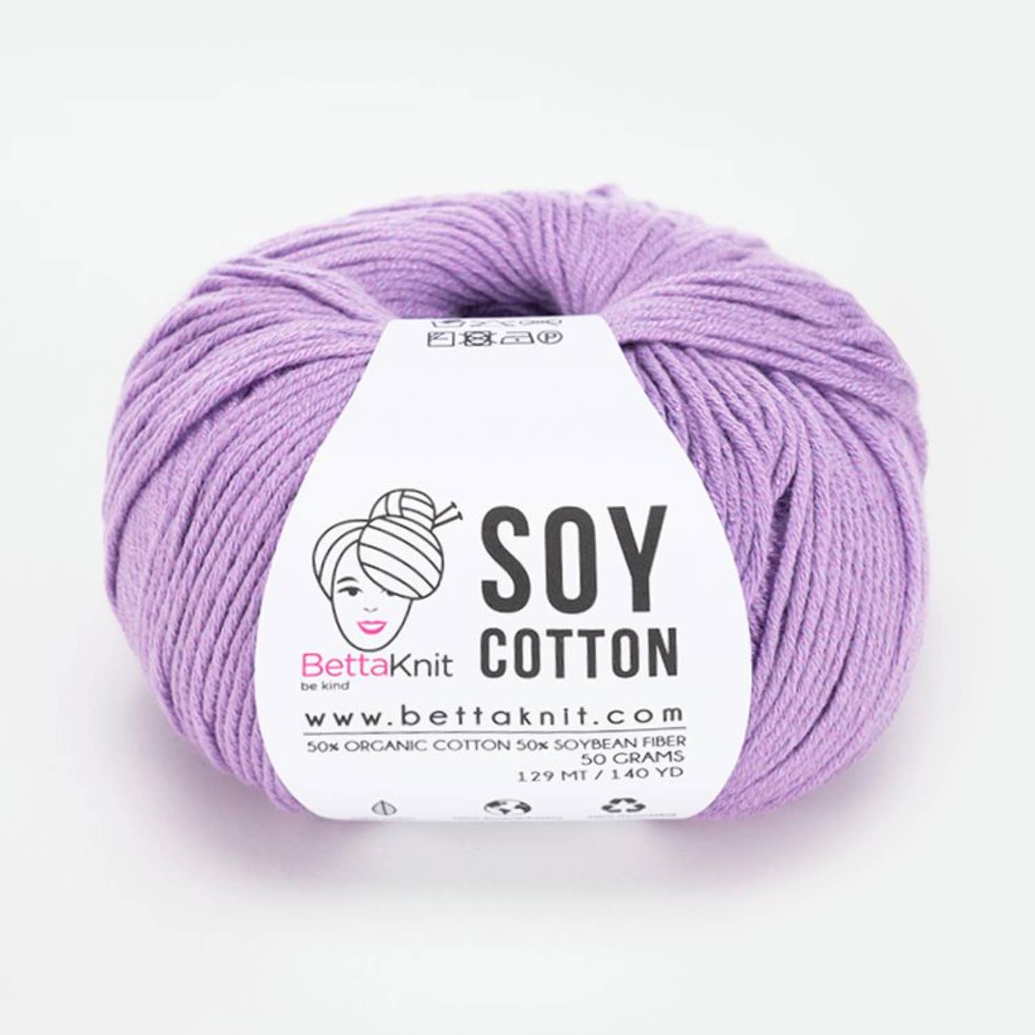 Soy Cotton, cotton and soy yarn: Raspberry