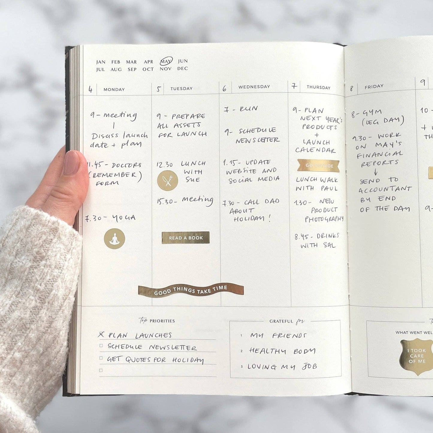Body + Soul (Cloth) Wellness Journal and Planner (Cloth)