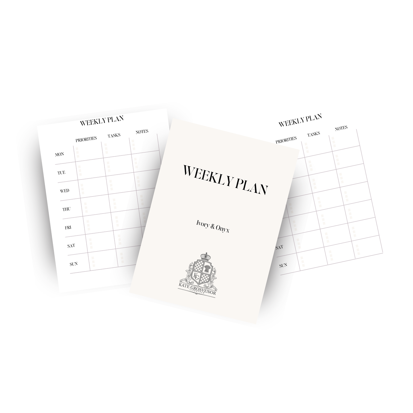 A5 Weekly Planner Insert – 12-Week Edition (3 Colour Options)