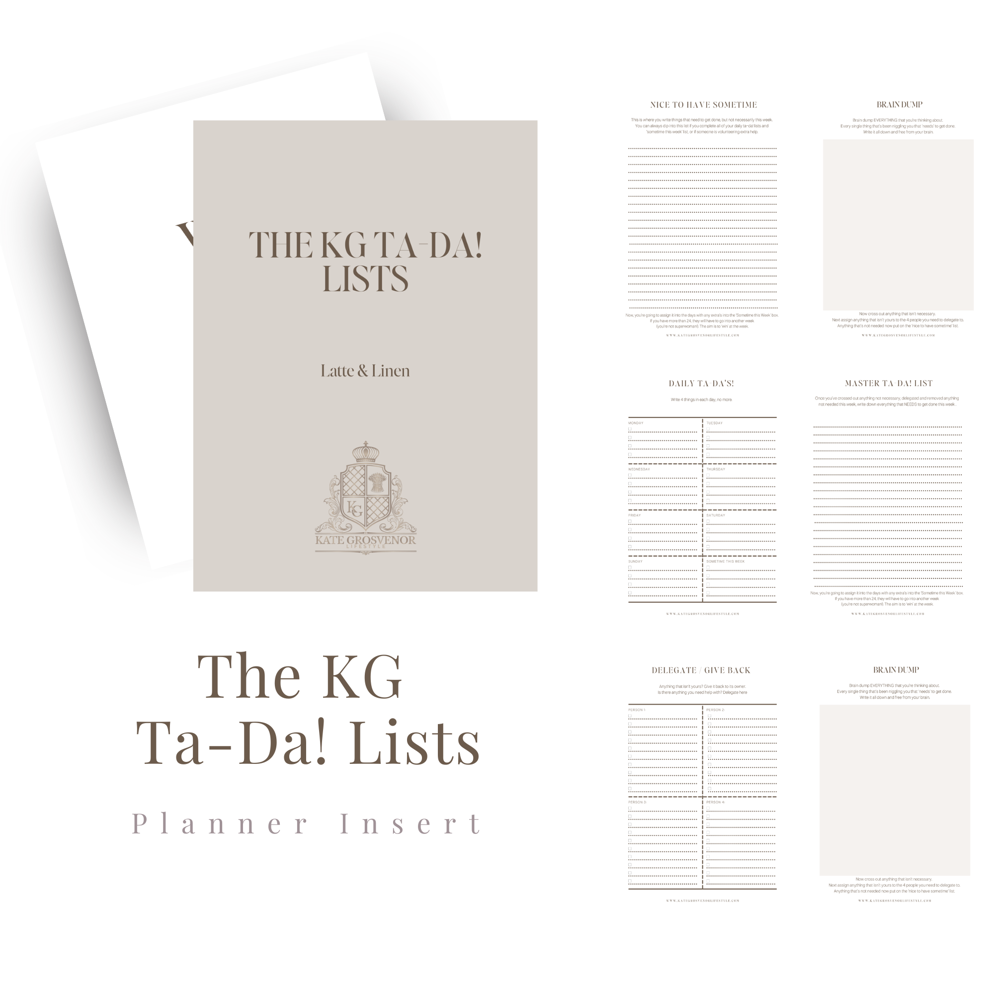 The KG Ta-Da! List System