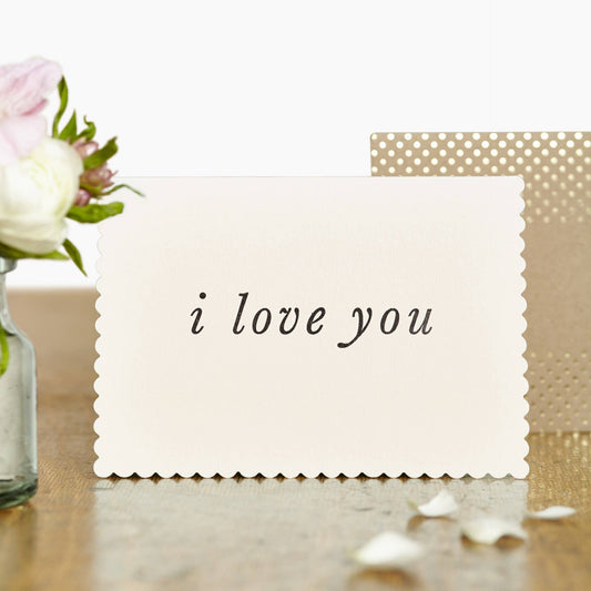 Luxe I Love You Greeting Card