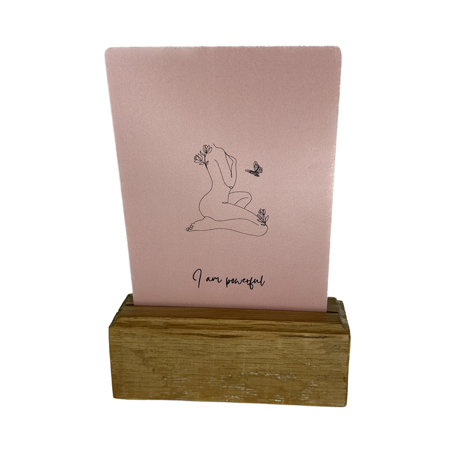 Affirmation Card Holder Block