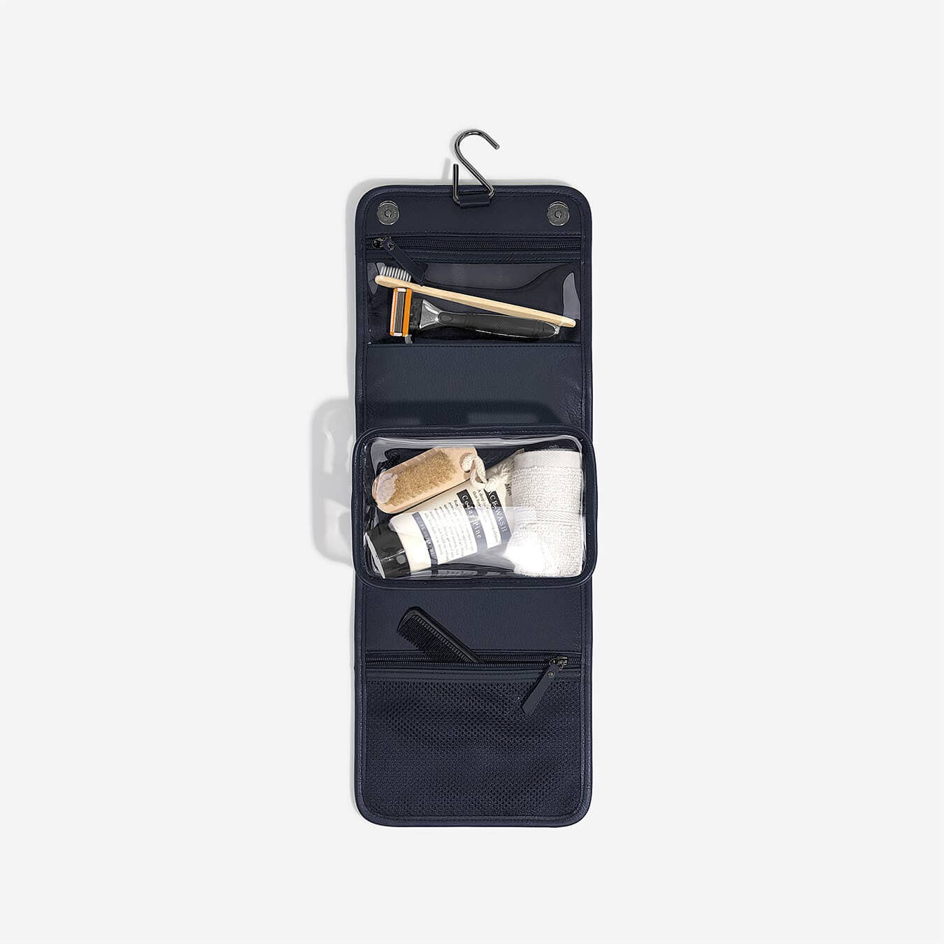 Navy Blue Small Hanging Washbag