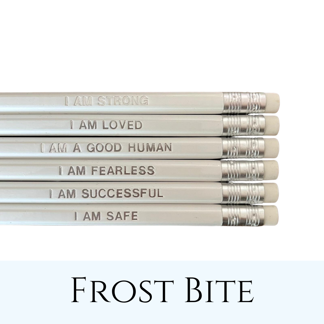Heart Hug Affirmation Pencils 6 pack