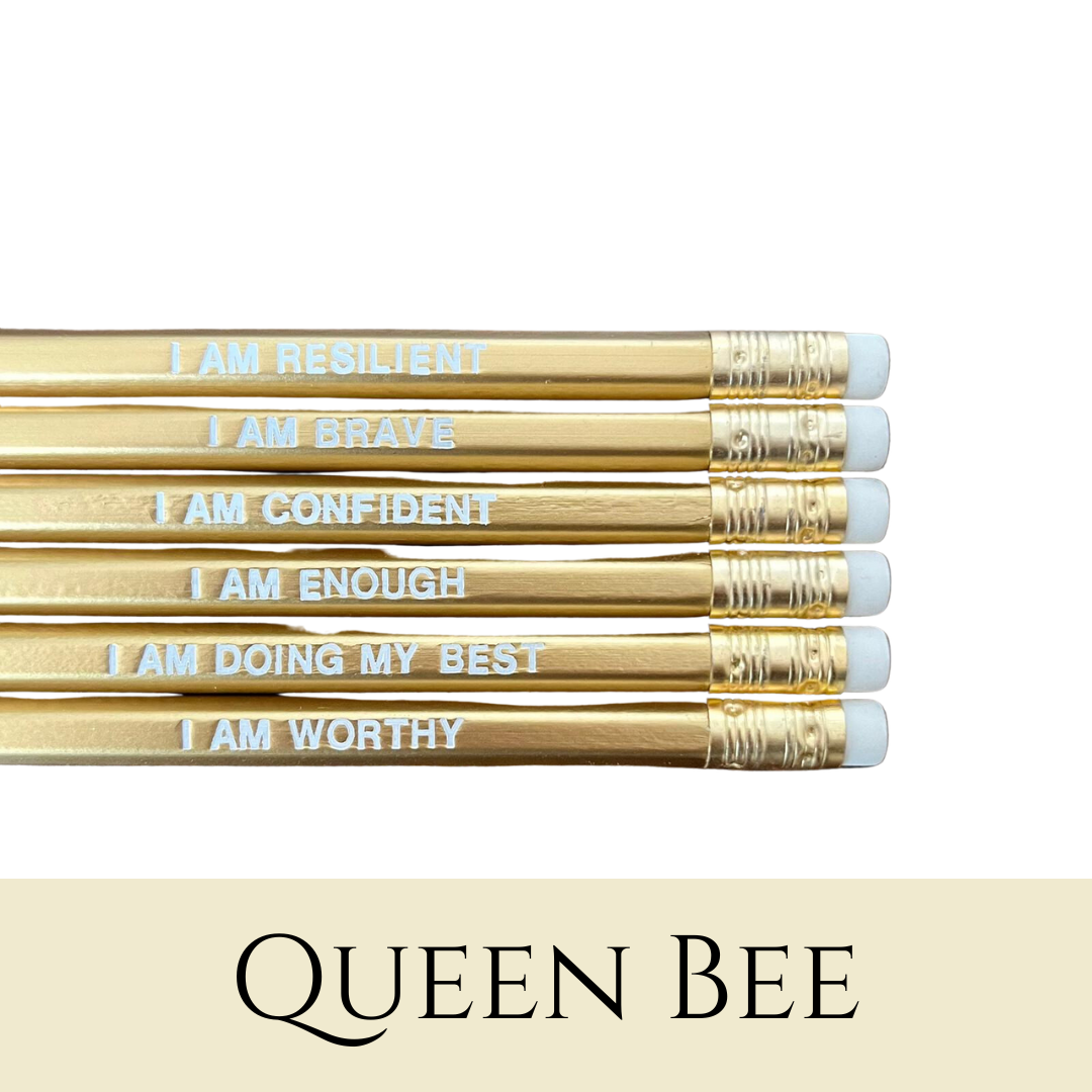 Heart Hug Affirmation Pencils 6 pack