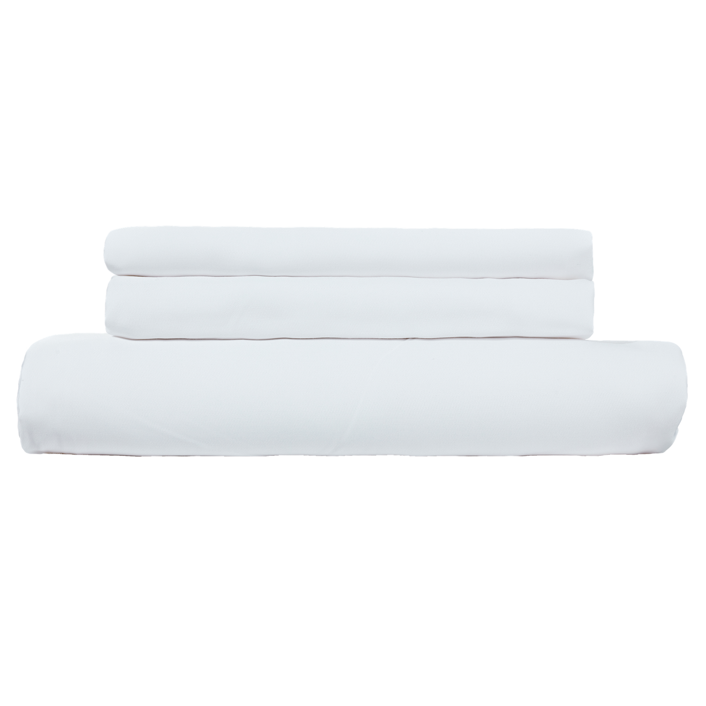 100% Organic Bamboo Silk Bedding Duvet & Pillowcases Set - White, Super King Size