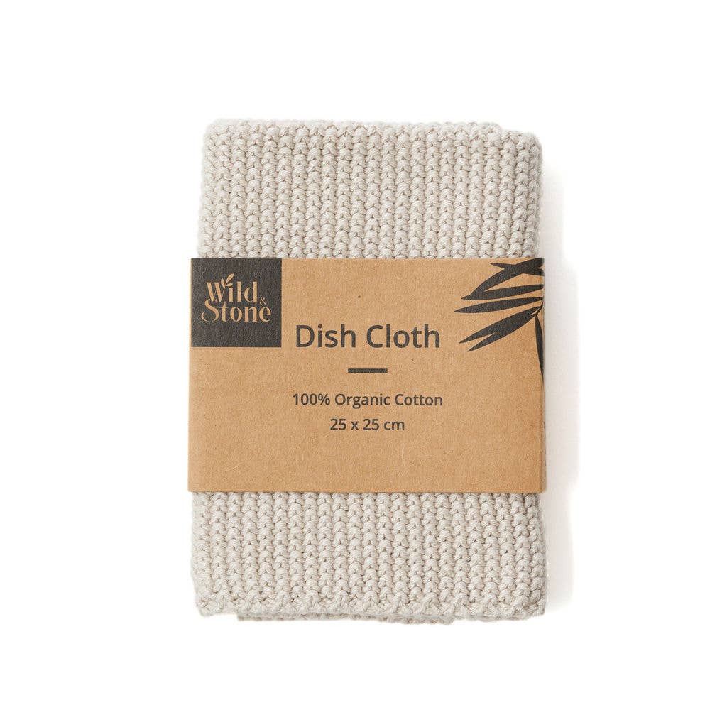 Dish Cloths - 100% Organic Cotton - Beach Sand