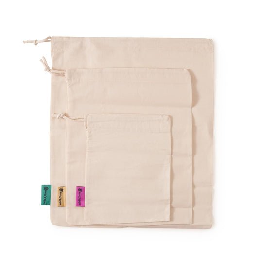 Organic Cotton Reusable Produce Bags