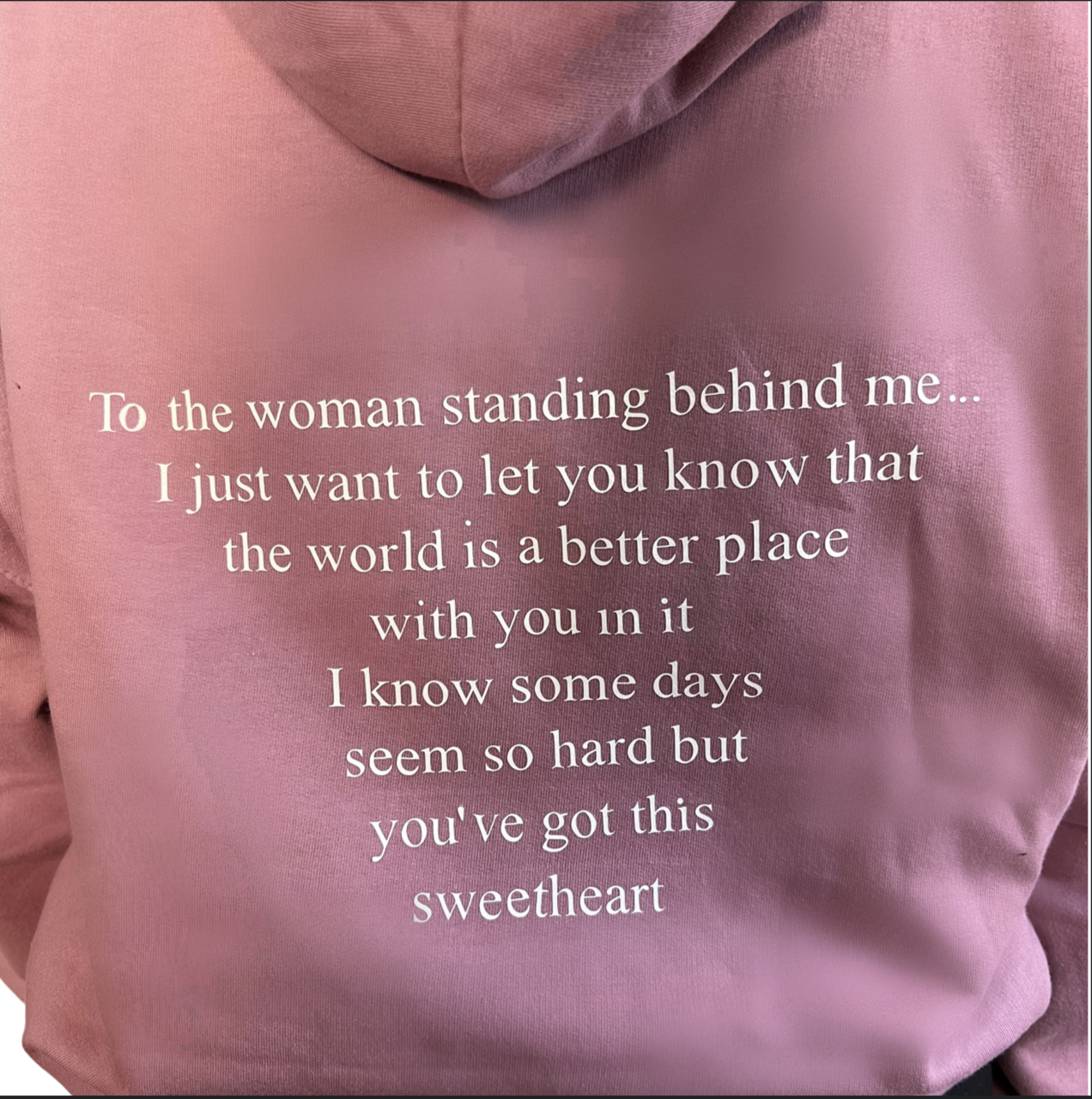 The World Is a Better Place Hoodie (purple)