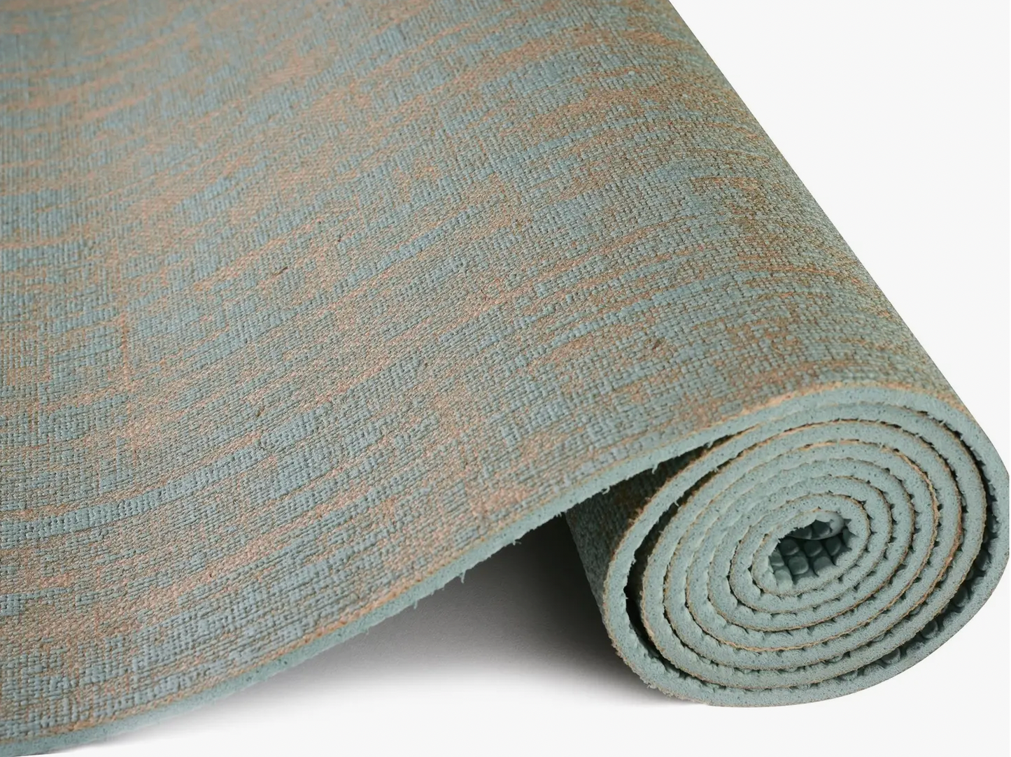 Sage Green Linen Yoga Mat
