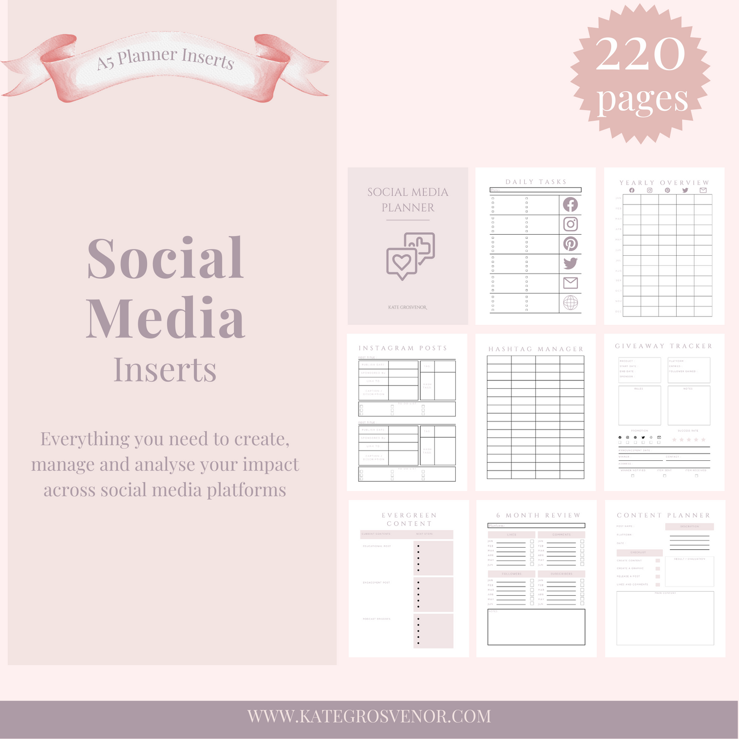 Social Media Insert