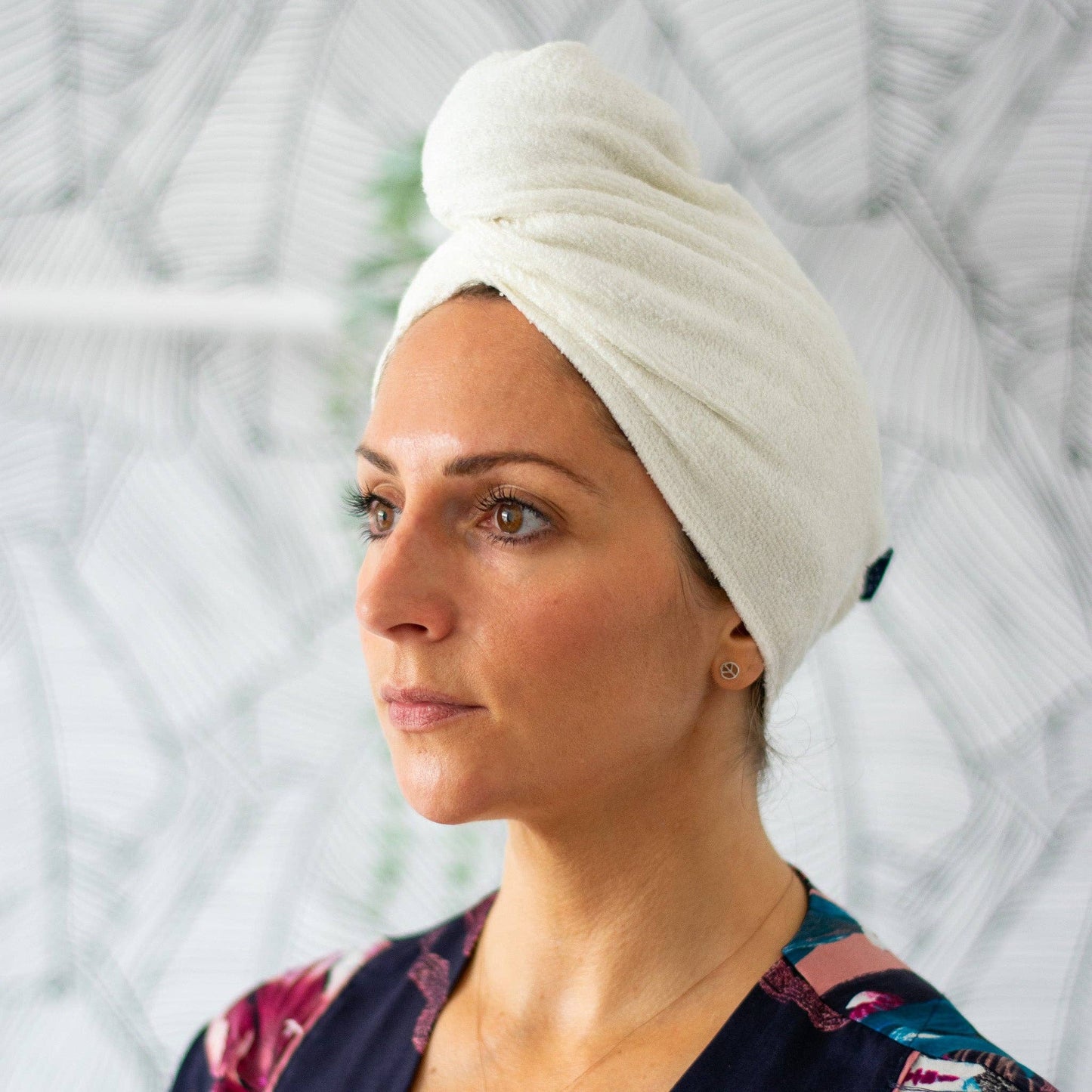 Bamboo Hair Wrap Towel, Super Soft For Drying Hair: Reusable Bamboo Hair Wrap