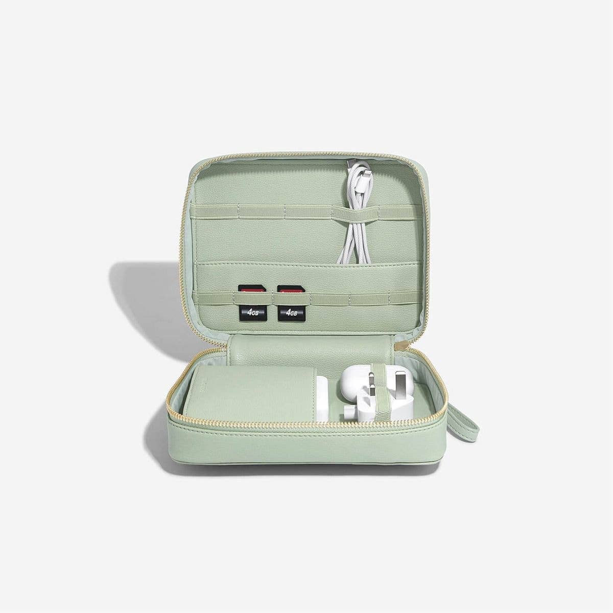 Sage Green Cable Tidy Bag