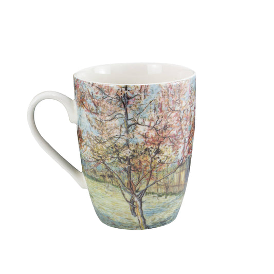 Mug in  Box, Kroller Muller, Van Gogh, Peach blossom