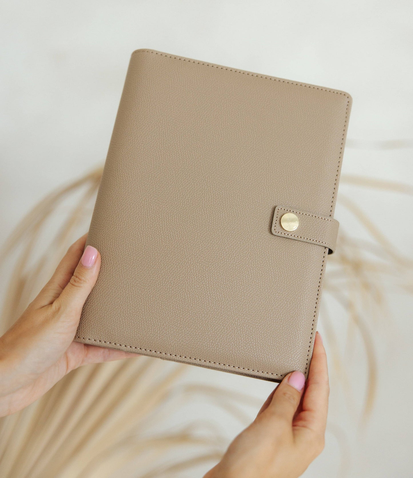 Luxury Ring Binder: Taupe Cover