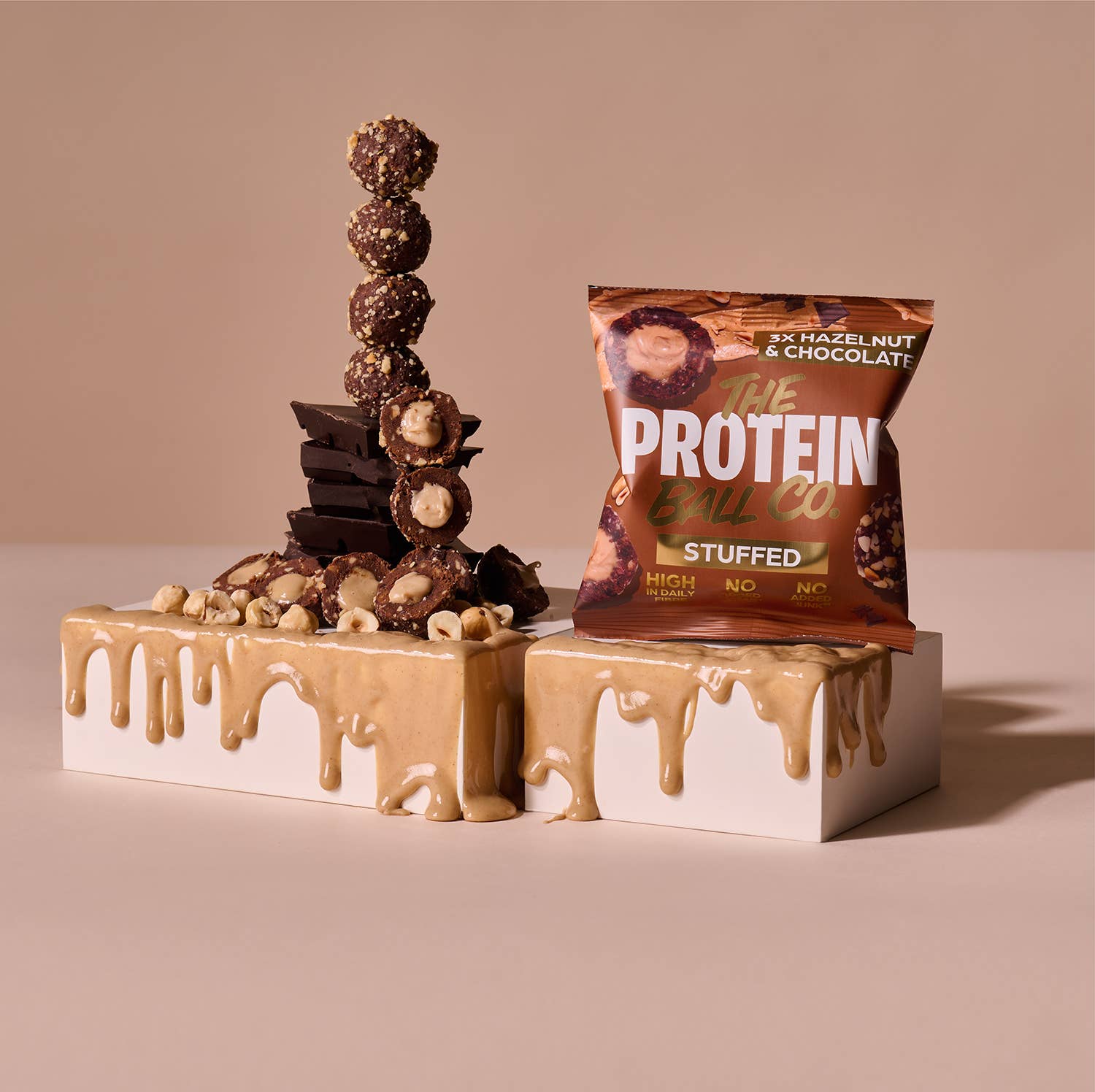 *NEW FLAVOUR* HAZELNUT & CHOCOLATE - STUFFED - 10 X 36G