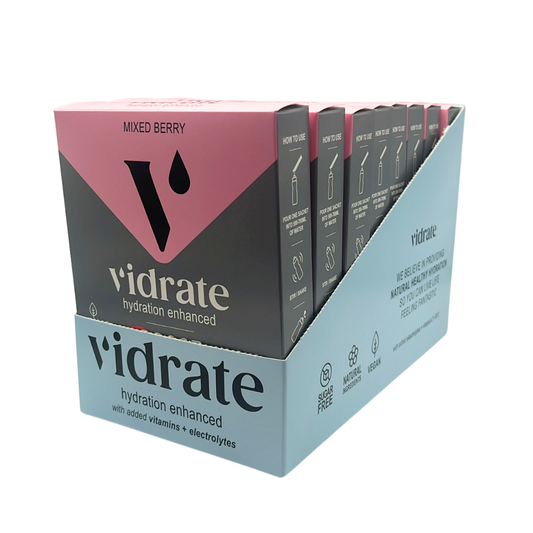 Vidrate Boost (Mixed Berry) Hydration Sachets