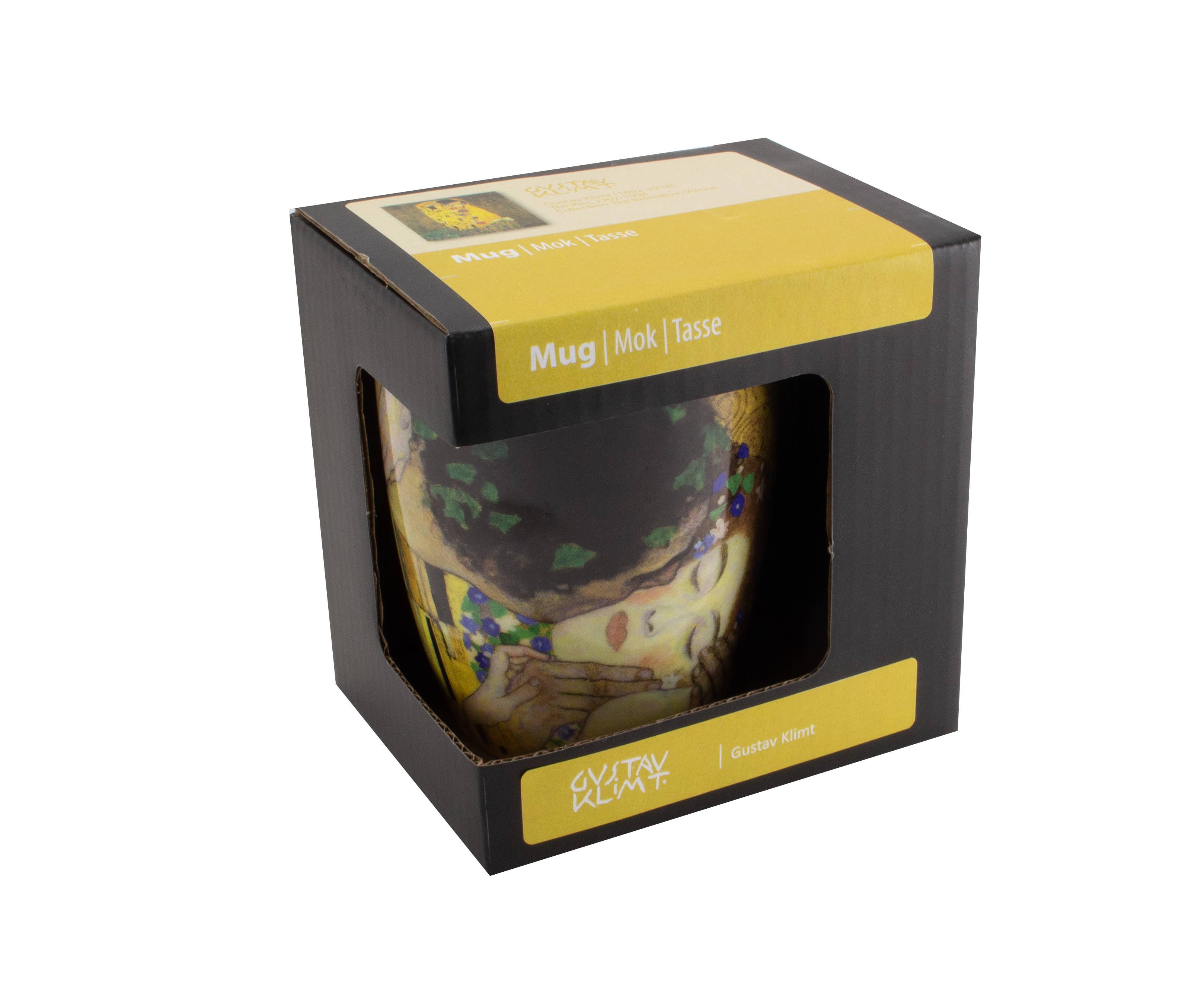 Mug in  Box, Klimt, The Kiss