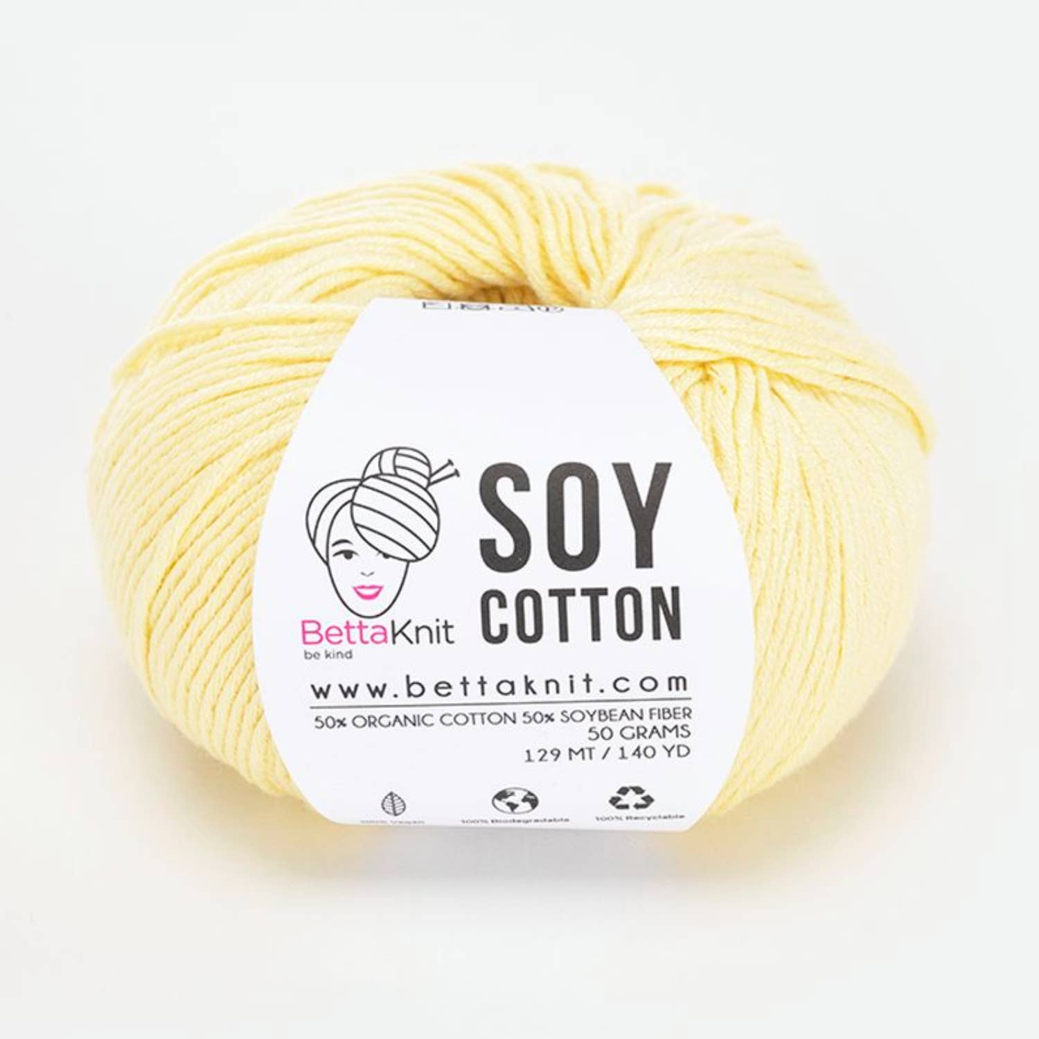 Soy Cotton, cotton and soy yarn: Raspberry