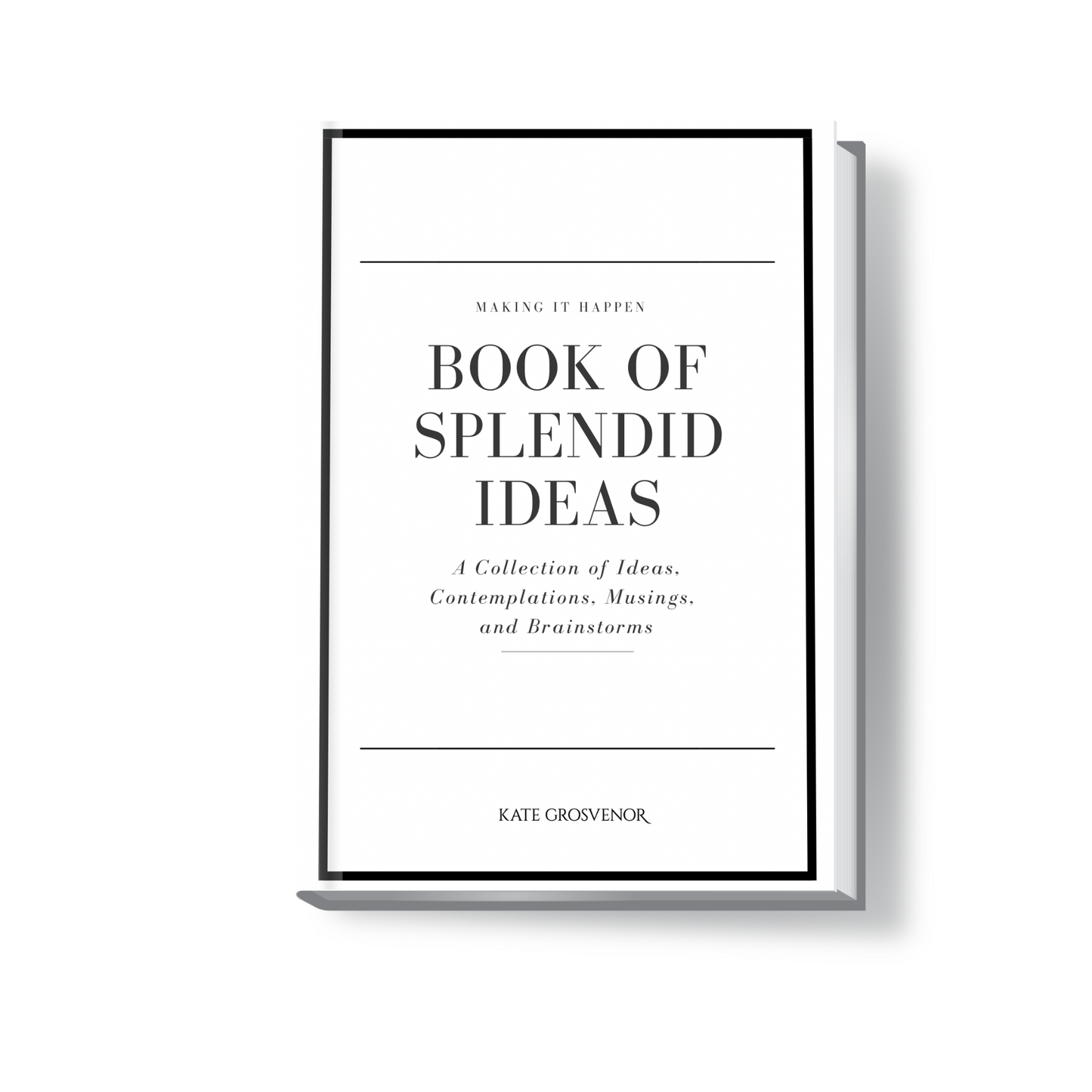 Book of Splendid Ideas White