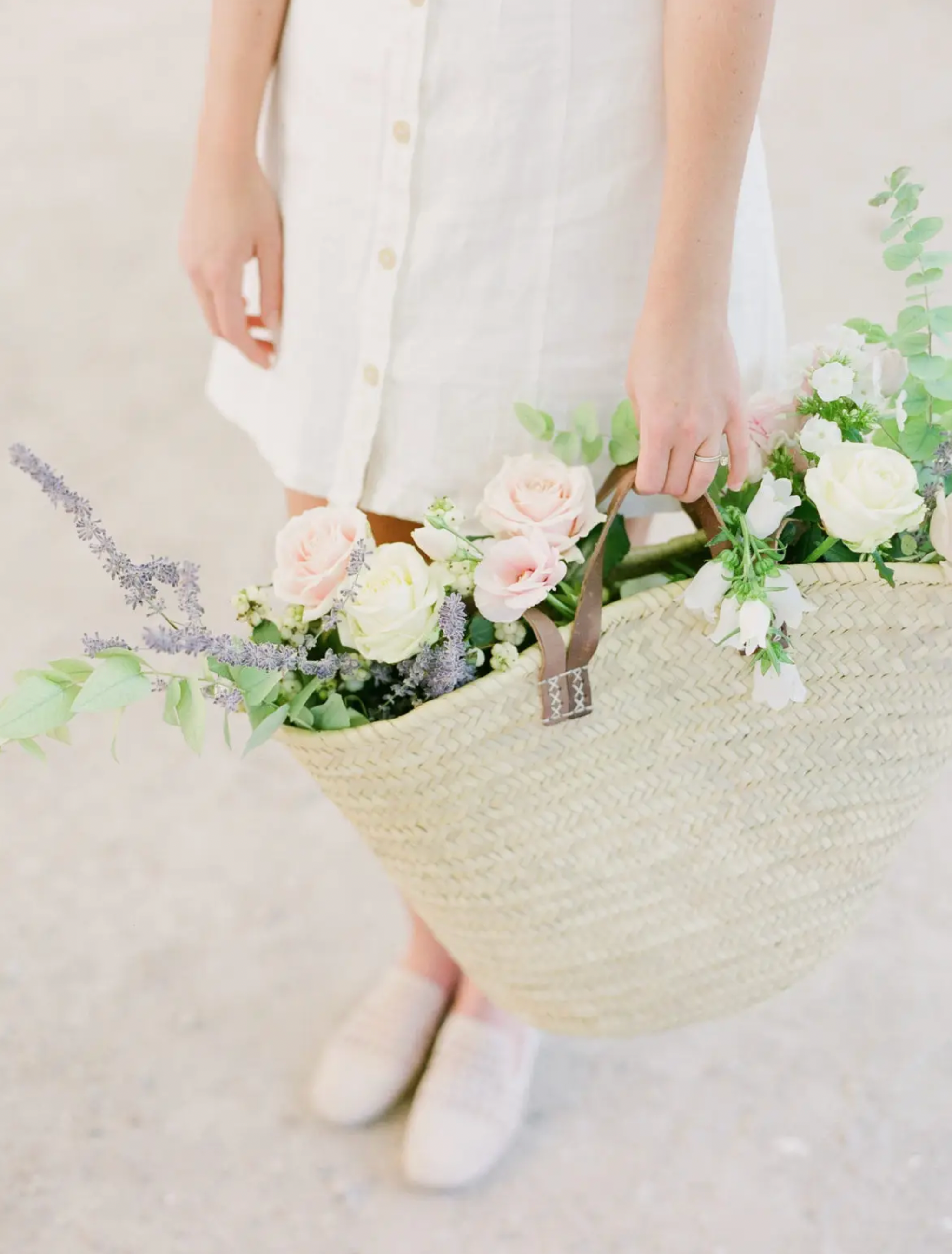 The Victoria Bag : Handmade Straw Bag with Natural Leather Straps (Short & Long)